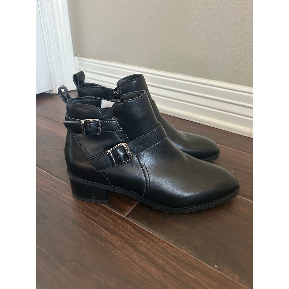 New  Blondo Shantel Waterproof Black Ankle Boots –‎ Sz 10 M